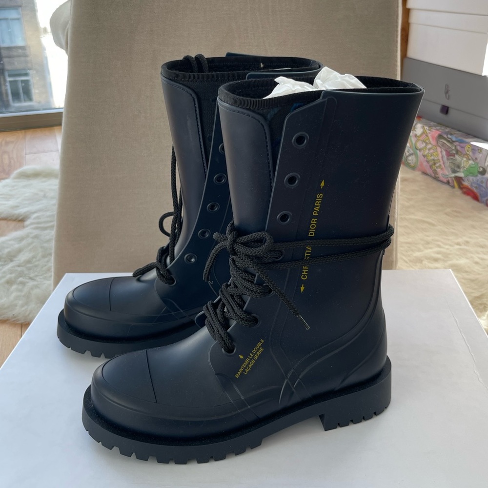 NEW Dior Boots, dark indigo blue sz 36